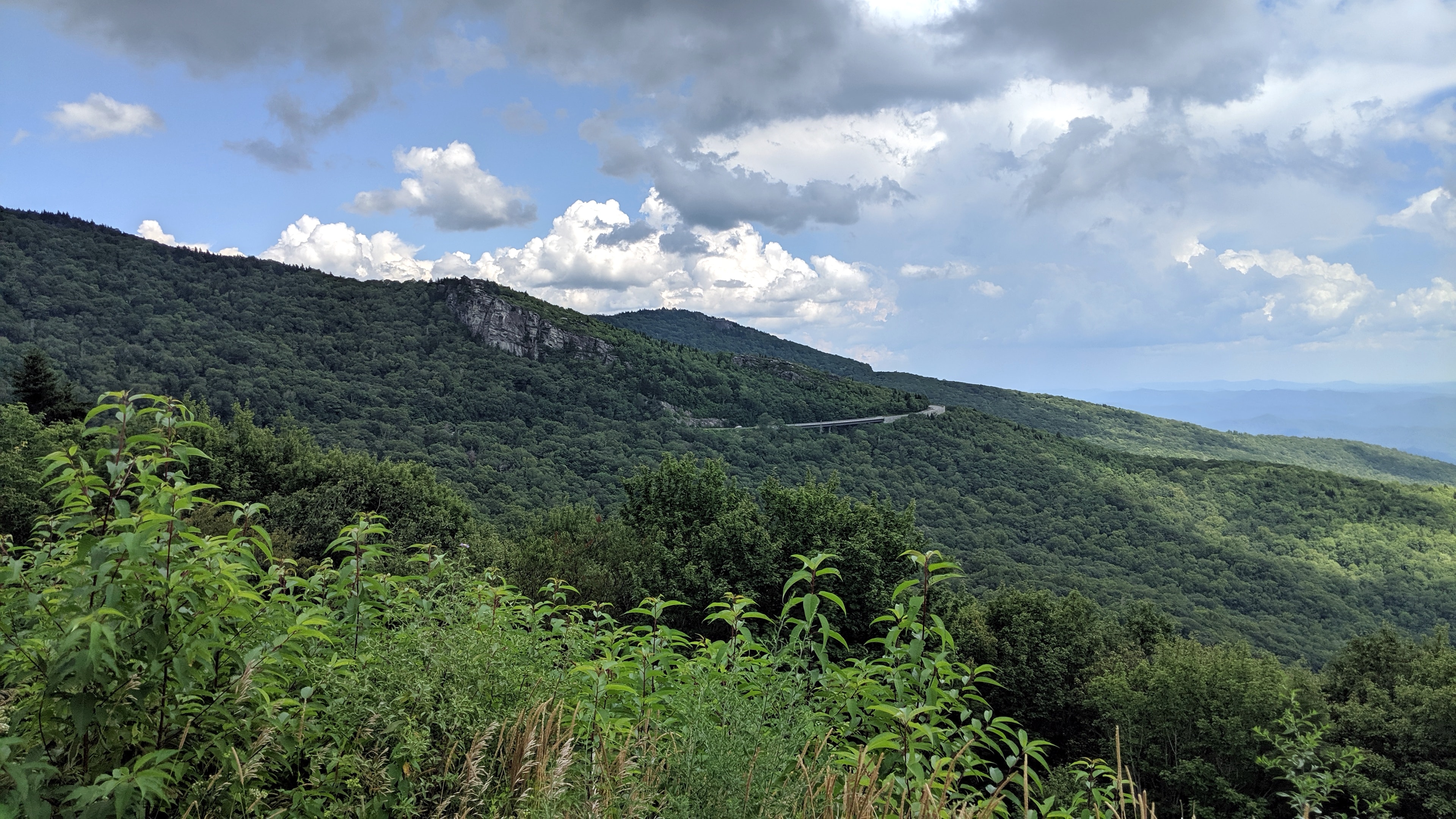 Blue Ridge Parkway overlook near Boone, North Carolina
